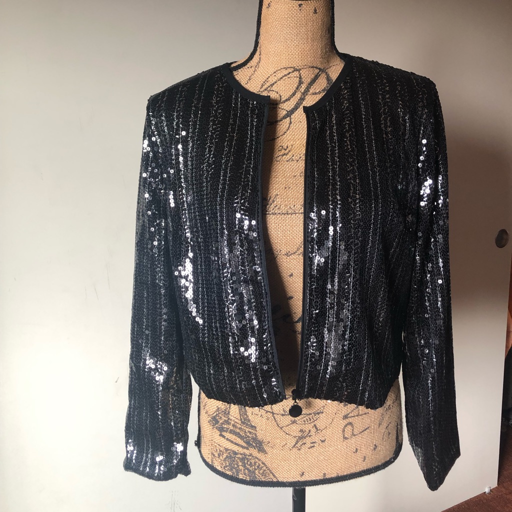 Christian Siriano Sequin Jacket Nwt Christian Siriano